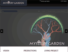 Tablet Screenshot of mystery-garden.com